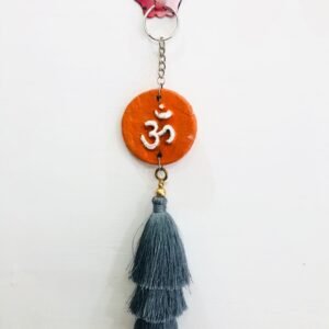 "Om" keychain